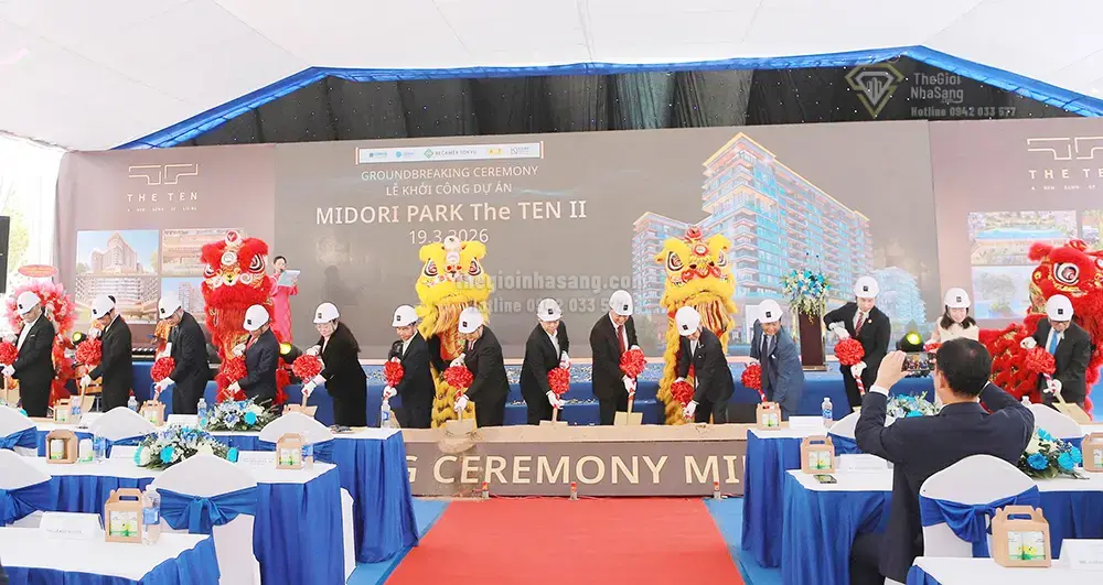 Khởi công dự án Midori Park The Ten II tại phường Bình Dương: Cơ hội mới cho thị trường căn hộ cao cấp