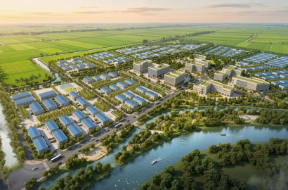 Khởi công Khu công nghiệp Vàm Cống gần 200ha tại Long Xuyên: Cơ hội vàng cho phát triển kinh tế và bất động sản công nghiệp An Giang