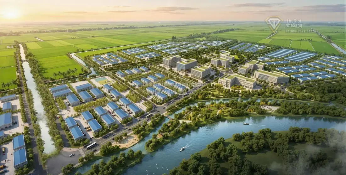 Khởi công Khu công nghiệp Vàm Cống gần 200ha tại Long Xuyên: Cơ hội vàng cho phát triển kinh tế và bất động sản công nghiệp An Giang