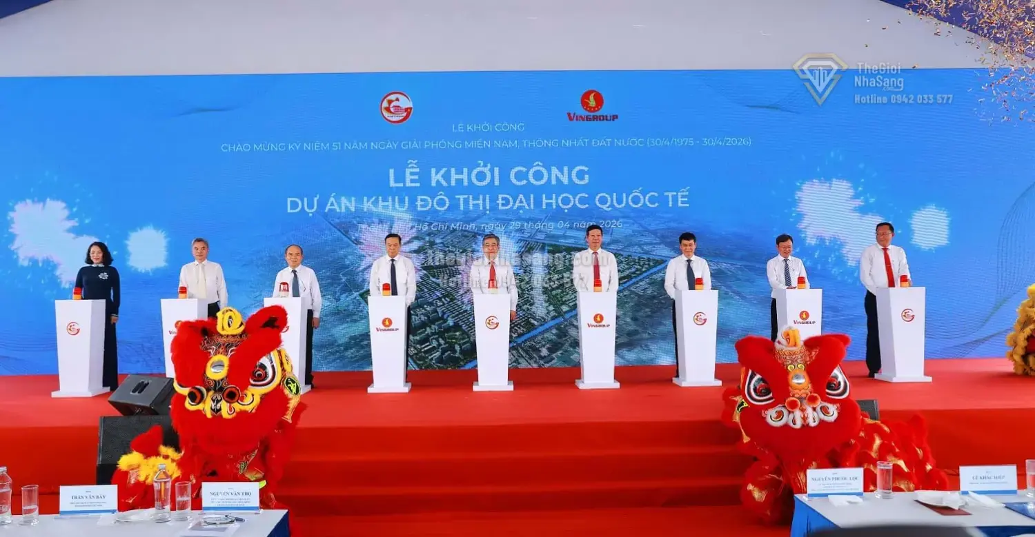 Khởi công Khu đô thị Đại học Quốc tế 880ha tại TP.HCM: Đòn bẩy phát triển kinh tế tri thức và bất động sản Tây Bắc