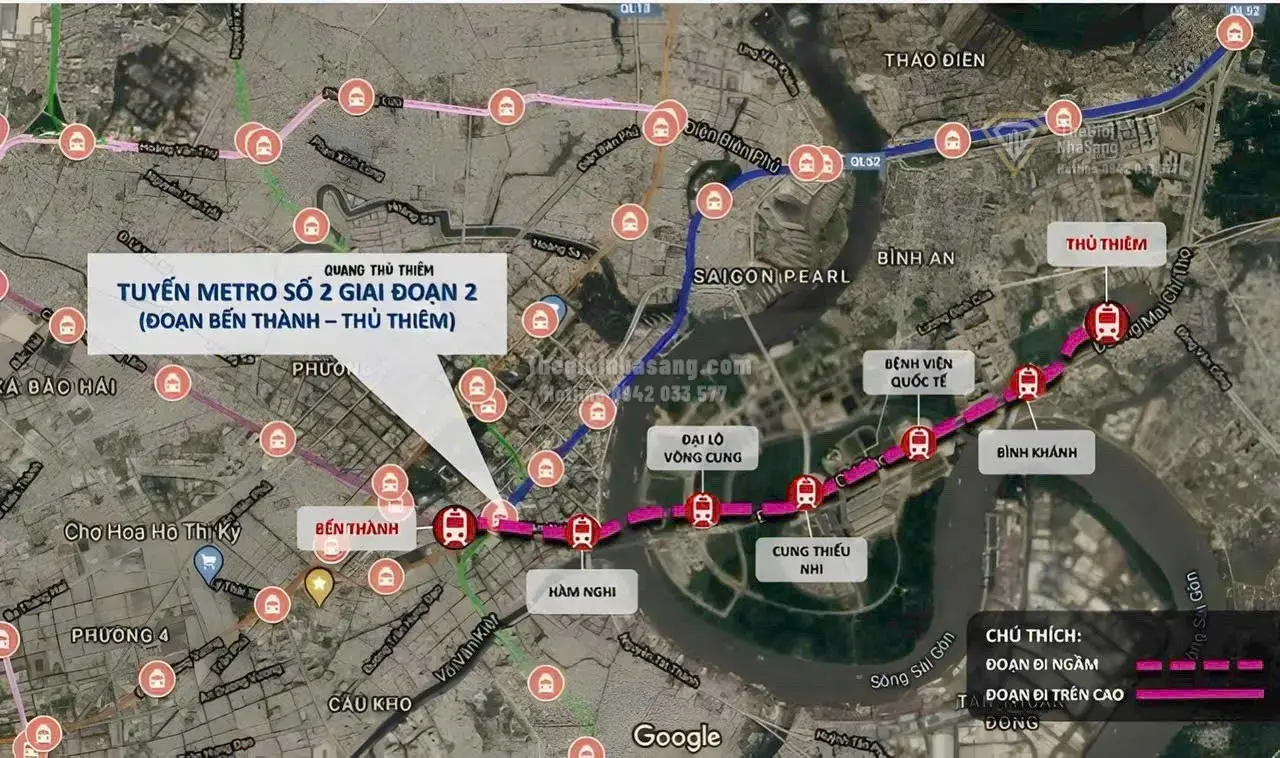 Khởi Công Tuyến Metro Bến Thành – Thủ Thiêm: Bước Đột Phá Hạ Tầng Đô Thị Và Cơ Hội Vàng Cho Thị Trường Bất Động Sản TP.HCM