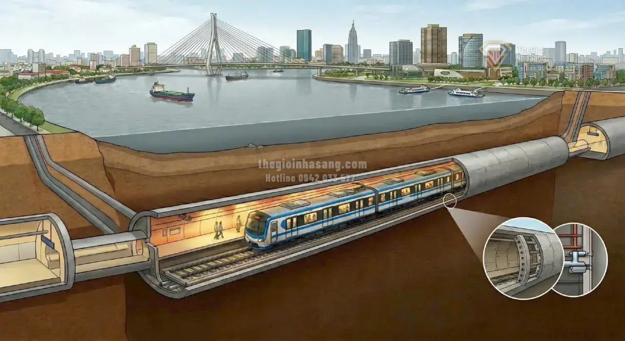 Khởi Công Tuyến Metro Số 2 Bến Thành - Thủ Thiêm: Bước Đột Phá Hạ Tầng Thúc Đẩy Thị Trường Bất Động Sản Cao Cấp TP.HCM