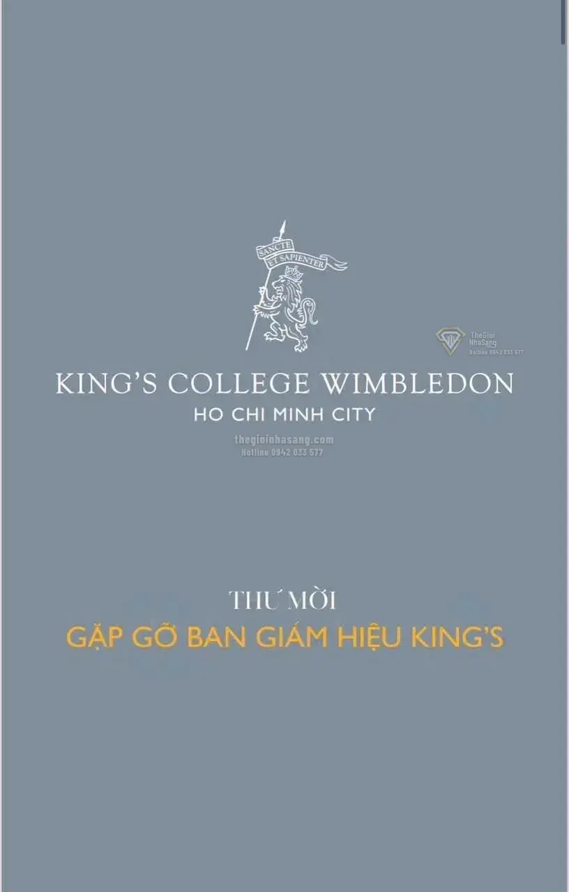 King’s College School khai giảng tại The Global City năm 2027: Bước đệm nâng tầm giá trị bất động sản cao cấp