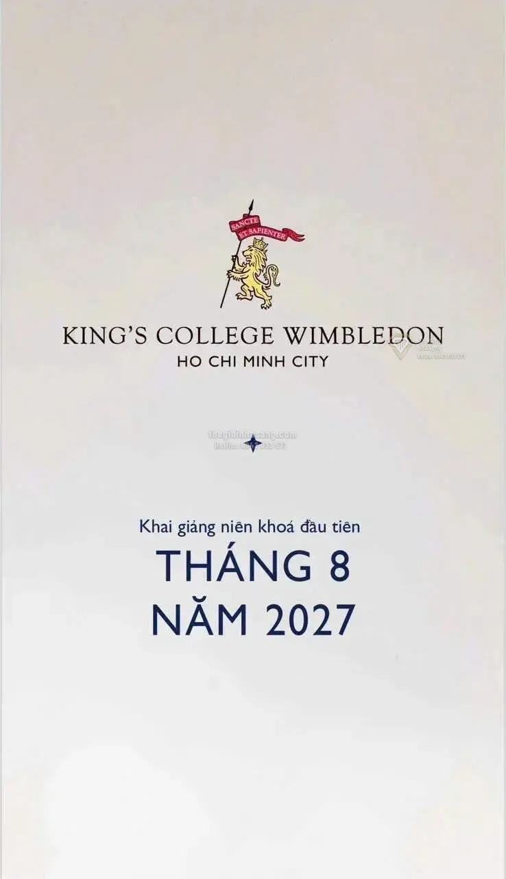 King’s College School khai giảng tại The Global City năm 2027: Bước đệm nâng tầm giá trị bất động sản cao cấp