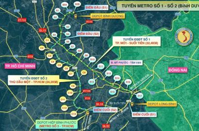 Liên danh Becamex - Thaco đề xuất đầu tư hai tuyến metro kết nối TP.HCM và Bình Dương