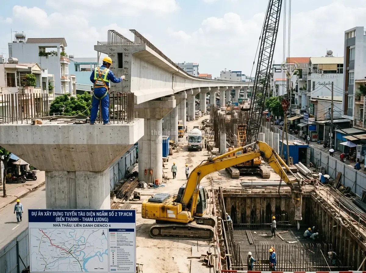 Liên danh Thaco - China Railway Group đảm nhận gói thầu EPC dự án Metro số 2 TPHCM: Cơ hội và thách thức cho thị trường bất động sản khu Đông Nam Bộ
