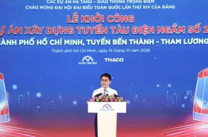 Liên danh Thaco và Tập đoàn Đường sắt Trung Quốc chính thức triển khai dự án Metro Bến Thành - Tham Lương tại TP.HCM