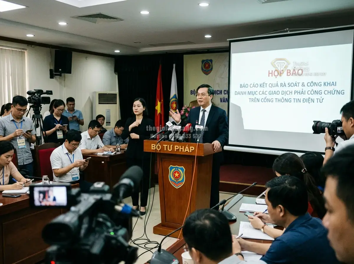 Luật Công chứng sửa đổi: Tiến tới công chứng bất động sản không phụ thuộc địa giới hành chính từ 2027