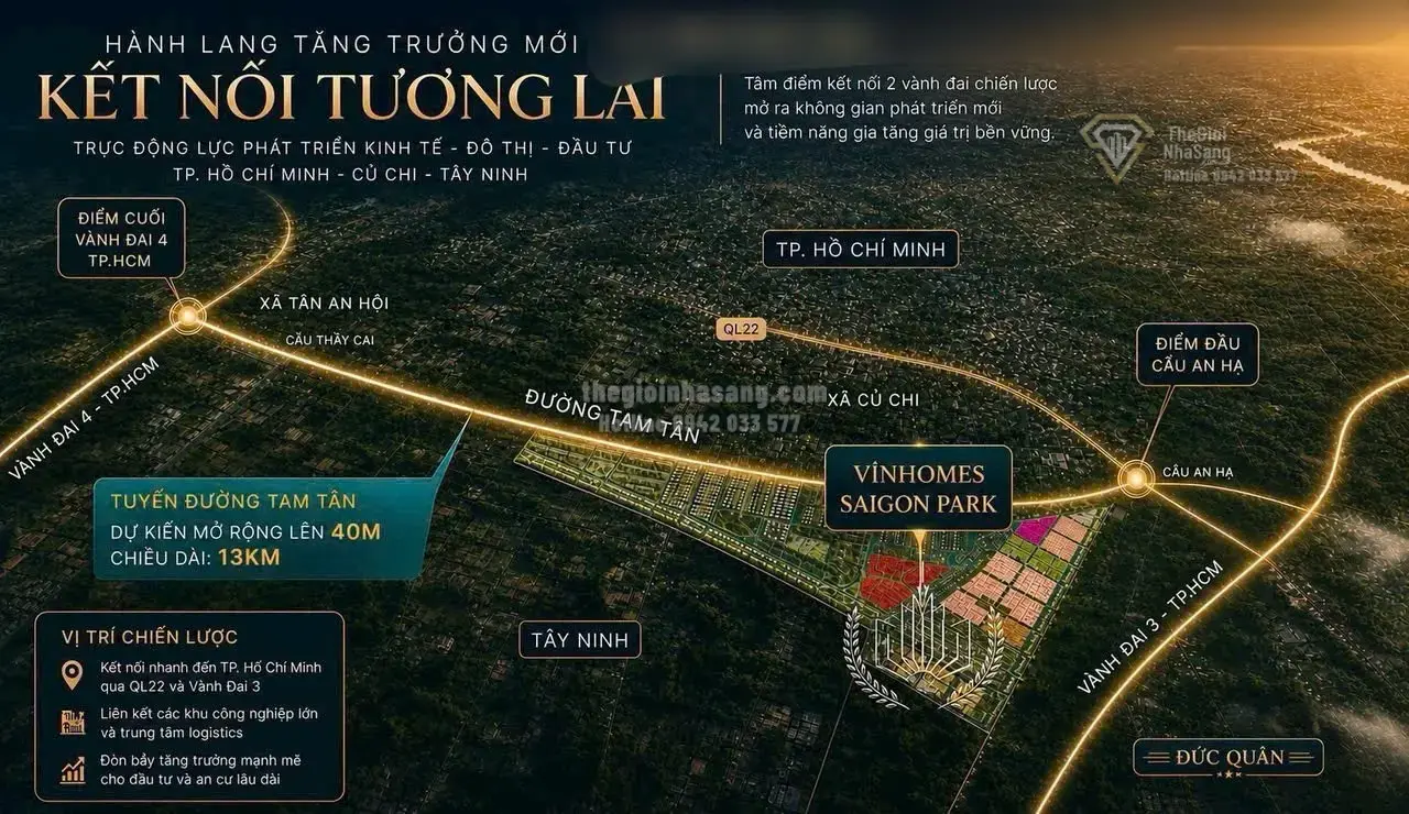 Masteri Cosmo Central và Vinhomes Saigon Park: Cơ hội đầu tư bất động sản trung tâm TP. Thủ Đức và Tây Bắc TP.HCM năm 2026