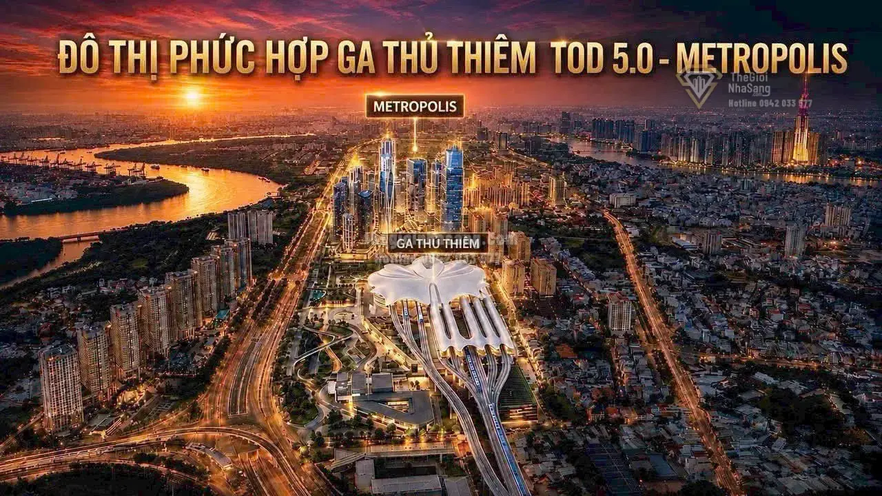 Metropolis Thu Thiem: Siêu dự án căn hộ cao cấp kết nối hạ tầng giao thông trọng điểm TP.HCM