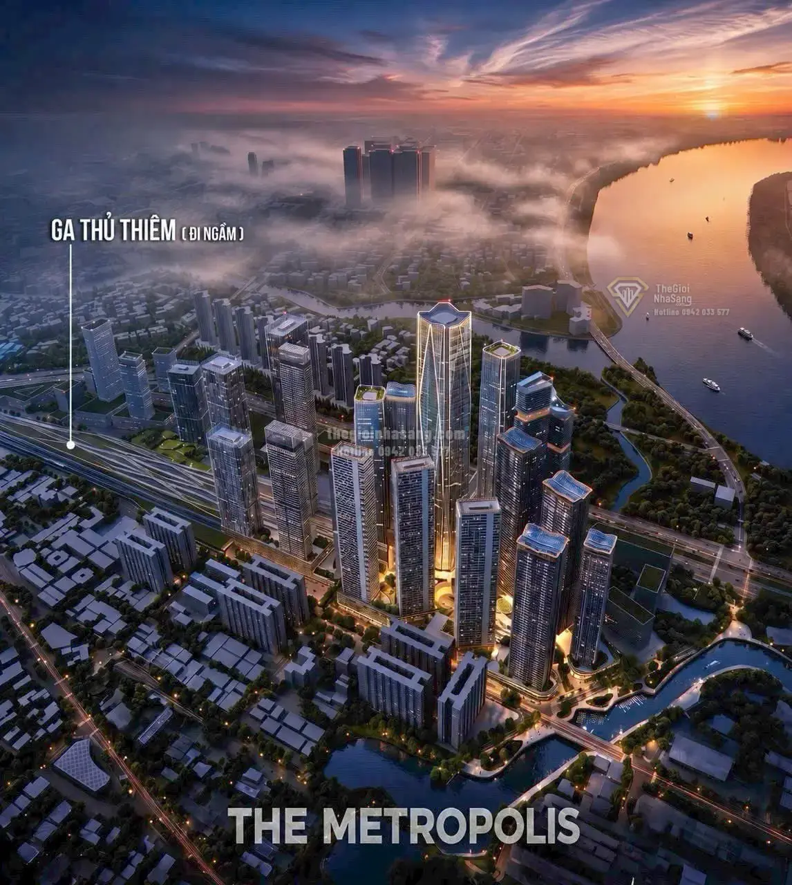 Metropolis Thu Thiem: Siêu dự án căn hộ cao cấp kết nối hạ tầng giao thông trọng điểm TP.HCM