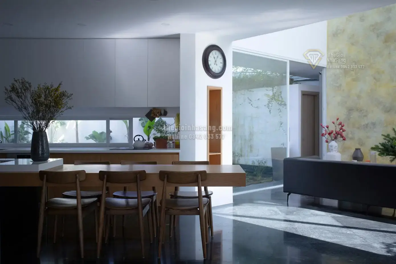 Ngôi Nhà Hai Khu Vườn: Sự Hòa Quyện Tinh Tế Giữa Thiên Nhiên Và Kiến Trúc Hiện Đại