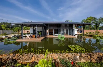 Nhà vườn Đồng Nai: Biến hồ trữ nước thành trái tim cảnh quan bền vững và đa năng