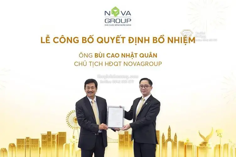 NovaGroup chuyển giao lãnh đạo, mở ra giai đoạn phát triển bền vững cho thị trường bất động sản Việt Nam