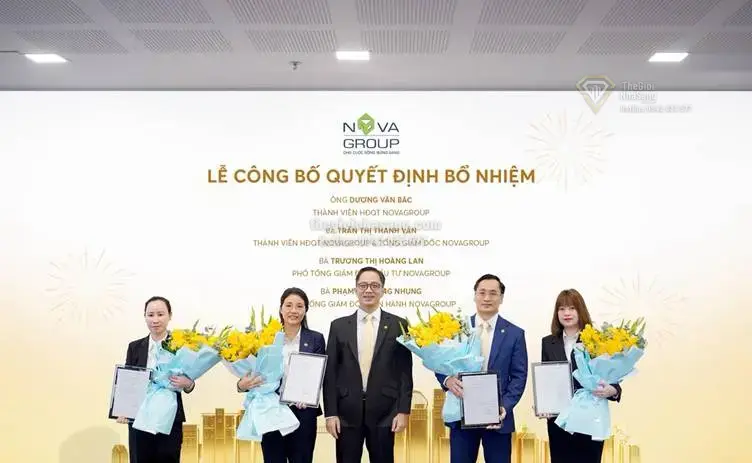 NovaGroup chuyển giao lãnh đạo, mở ra giai đoạn phát triển bền vững cho thị trường bất động sản Việt Nam