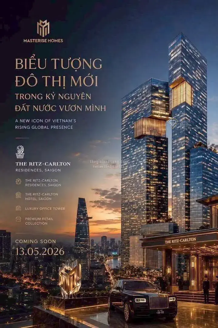 One Central Saigon: Biểu Tượng Đô Thị Mới Tại Lõi Quận 1 Với The Ritz-Carlton Đầu Tiên Tại TP.HCM