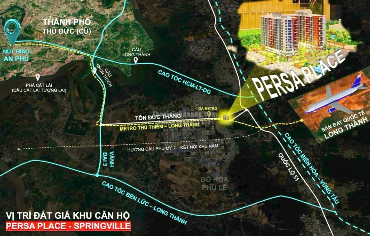 Persa Place – Căn hộ cao tầng tiên phong tại khu đô thị sân bay quốc tế Long Thành, Nhơn Trạch