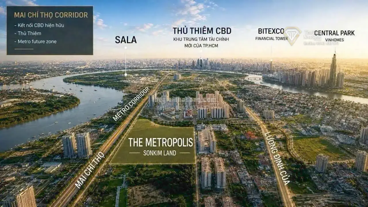 Phân Khu Đầu Tiên Dự Án Ga Thủ Thiêm: Cơ Hội Vàng Cho Nhà Đầu Tư Bất Động Sản Cao Cấp