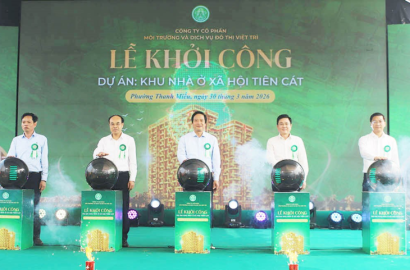 Phú Thọ Khởi Công Dự Án Nhà Ở Xã Hội Tiên Cát: Bước Tiến Mới Trong Phát Triển Nhà Ở Cho Người Thu Nhập Thấp