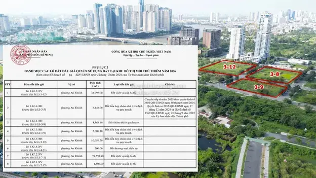Quy định mới về tách thửa đất TP.HCM 2026: Diện tích tối thiểu và phân vùng chi tiết