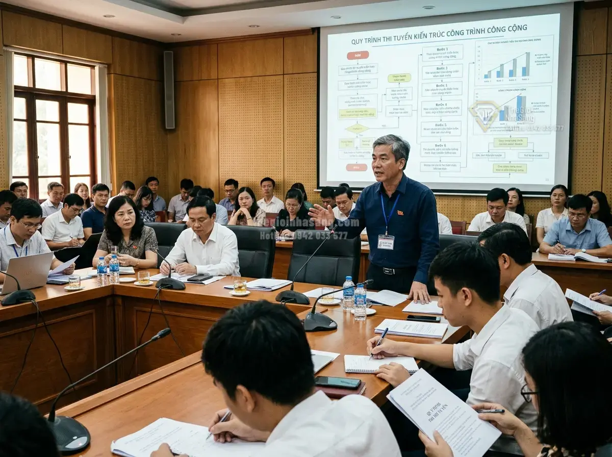 Quy Định Thi Tuyển Kiến Trúc Đối Với Công Trình Công Cộng Trụ Sở, Văn Phòng Làm Việc