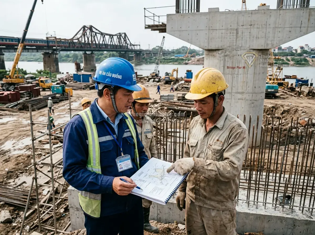 Rà soát năng lực nhà thầu và tiến độ dự án cầu đường sắt Đuống: Tín hiệu quan trọng cho thị trường bất động sản Hà Nội 2026