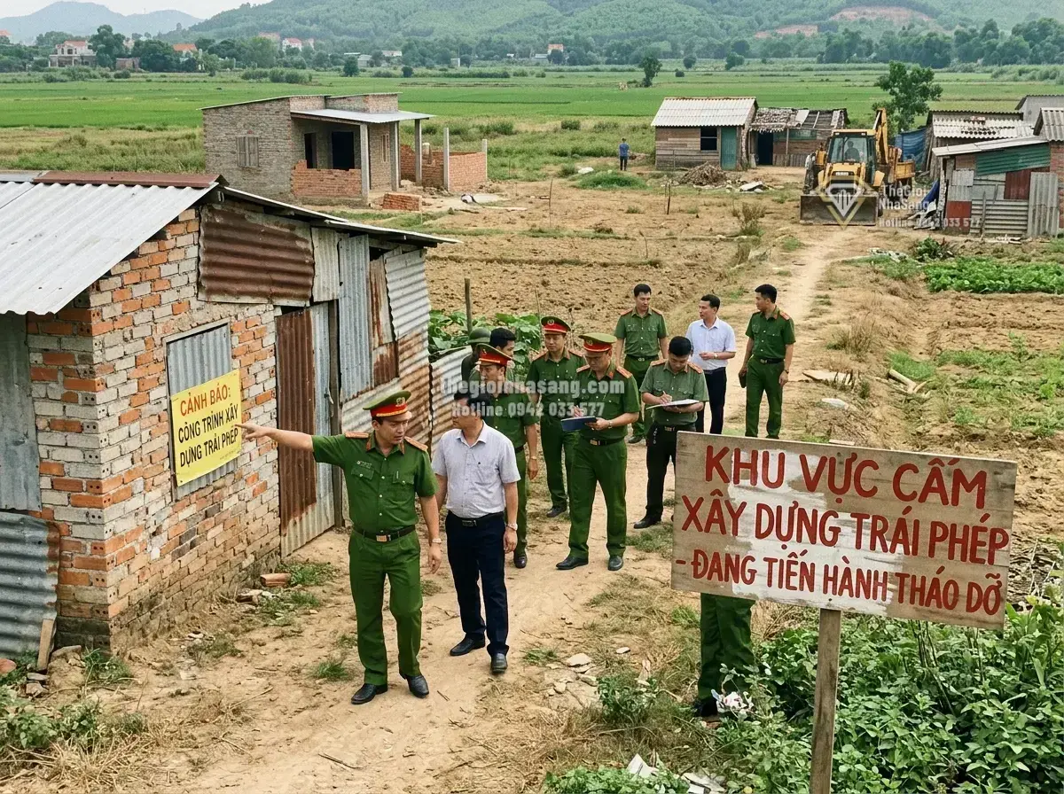 Rủi ro pháp lý và chiến lược đầu tư khi mua đất nông nghiệp phân lô bán nền trái phép