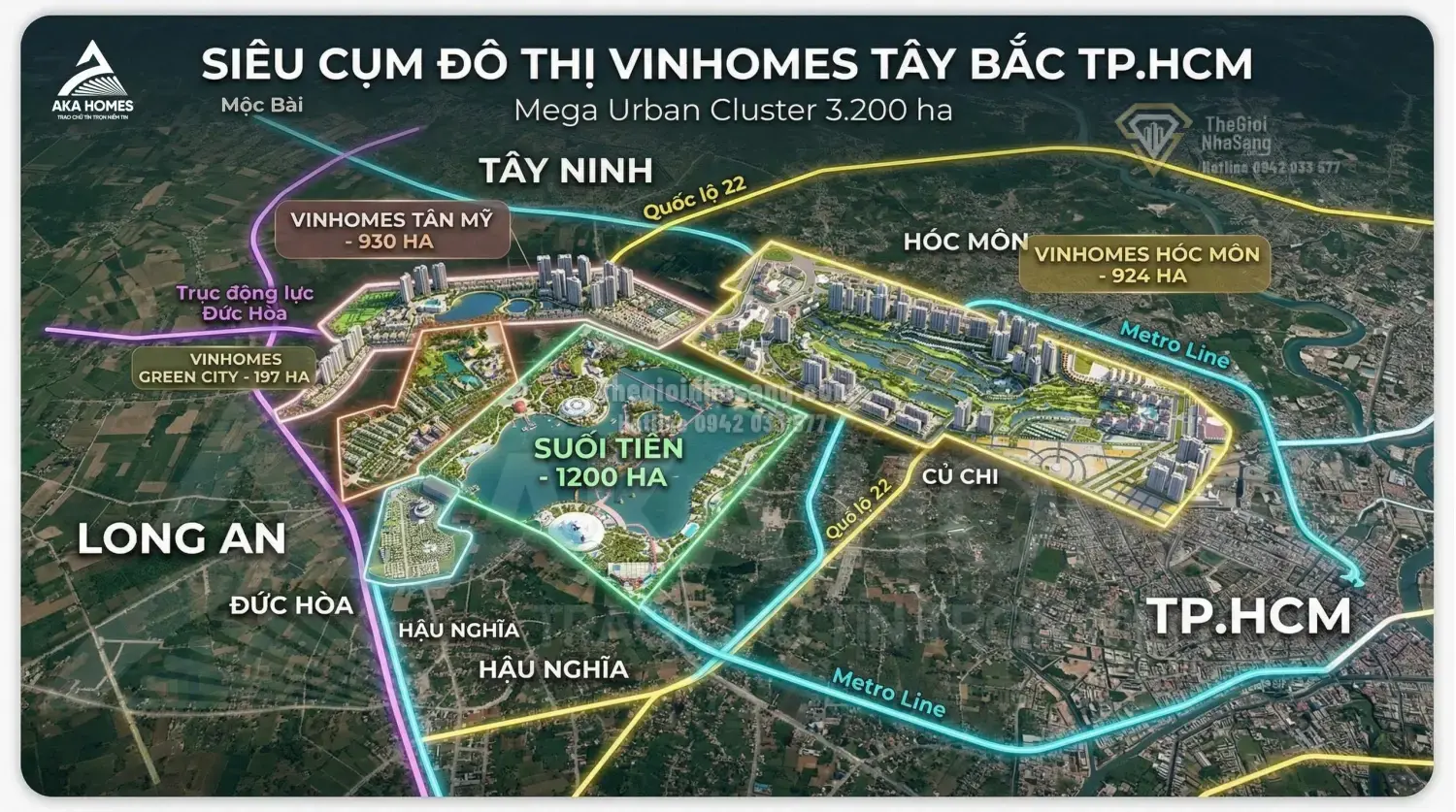 Siêu Cụm Đô Thị Vinhomes Tây Bắc TP.HCM: Trung Tâm Phát Triển Mới Với Tiềm Năng Đầu Tư Bền Vững
