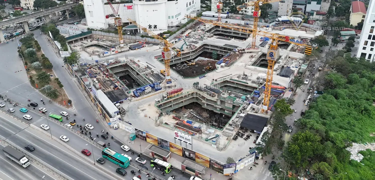 Sun Feliza Suites: Dự án căn hộ cao cấp tại Cầu Giấy bừng sáng sau nhiều năm bỏ hoang