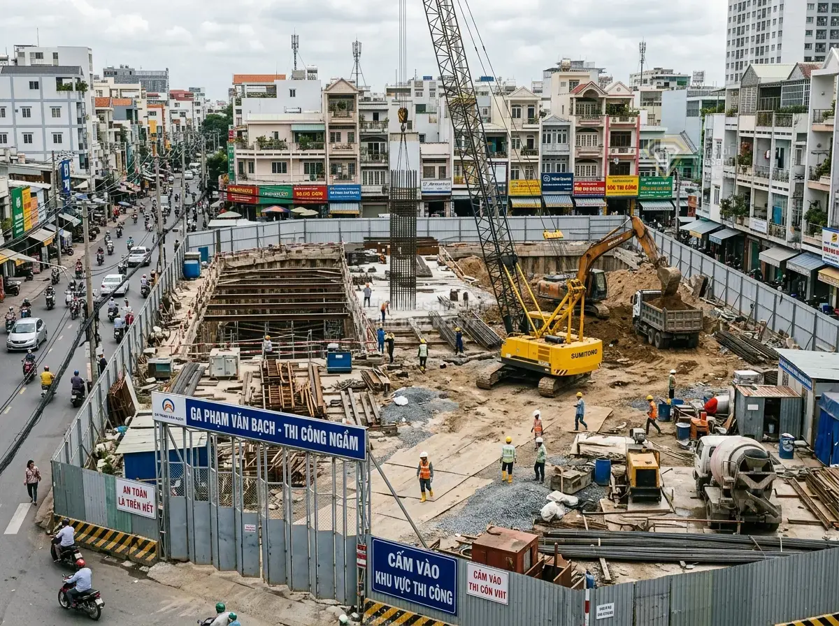 Tác Động Của Dự Án Metro Số 2 Đến Môi Trường Và Thị Trường Bất Động Sản TP.HCM