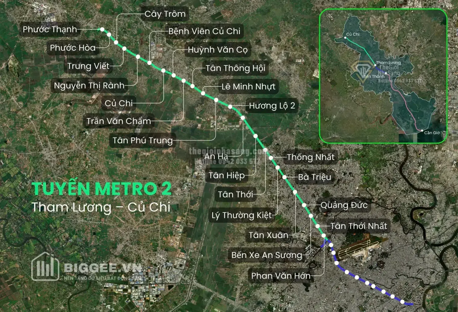 Tác Động Của Tuyến Metro Số 2 Đến Cây Xanh và Thị Trường Bất Động Sản TP.HCM