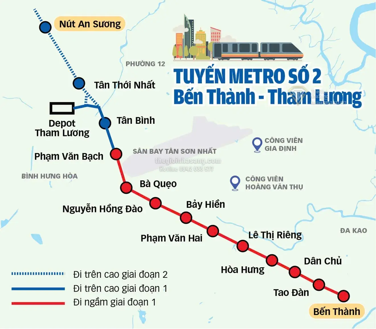 Tác Động Của Tuyến Metro Số 2 Đến Cây Xanh và Thị Trường Bất Động Sản TP.HCM