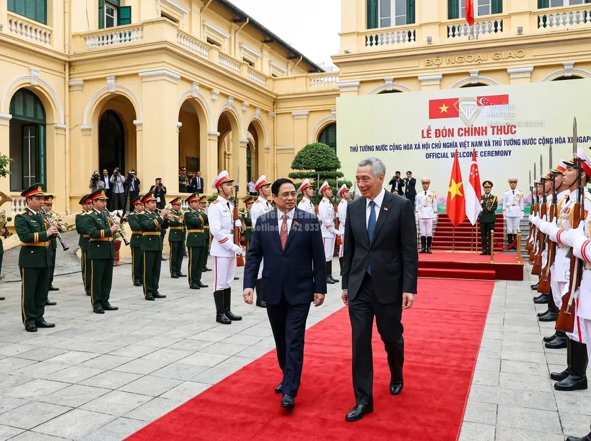 Tăng cường hợp tác Việt Nam - Singapore: Cơ hội mới cho thị trường bất động sản và đầu tư hạ tầng 2026