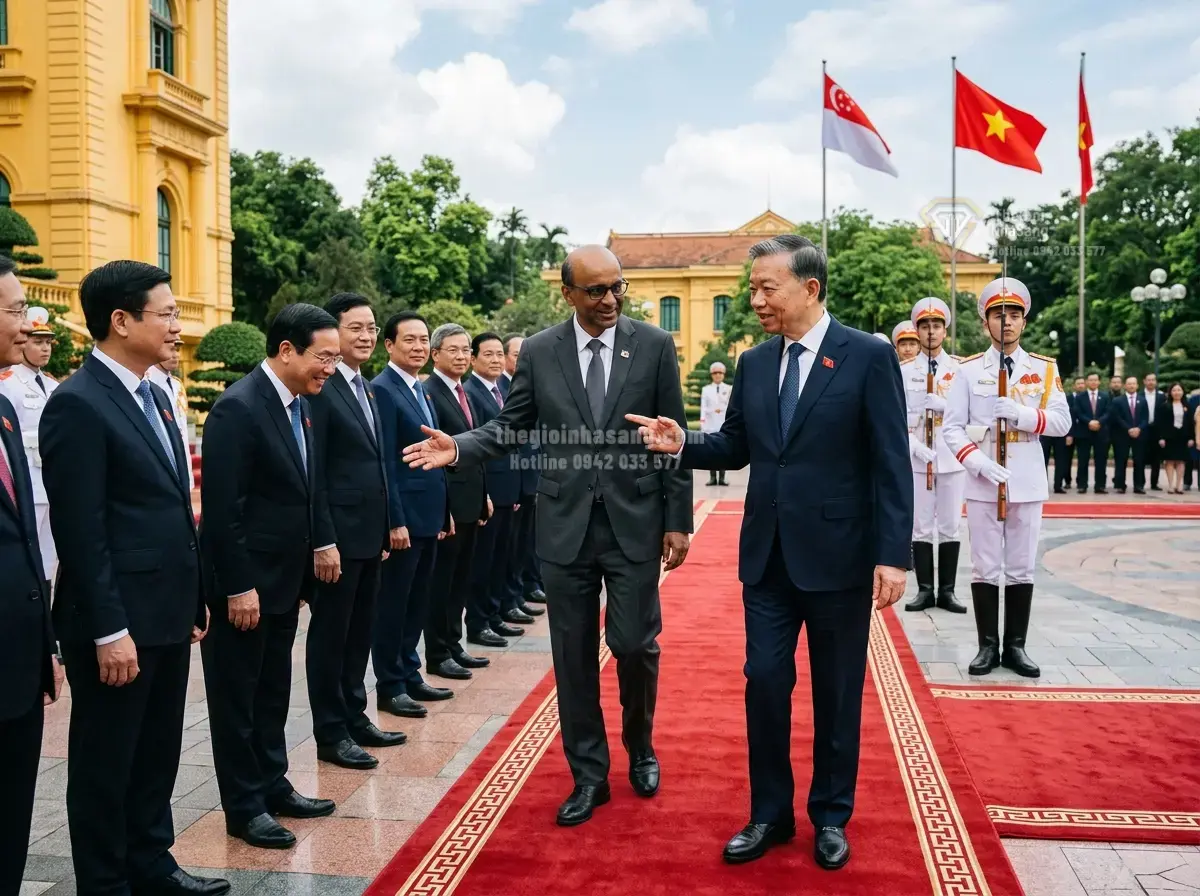 Tăng cường hợp tác Việt Nam - Singapore: Cơ hội mới cho thị trường bất động sản và đầu tư hạ tầng 2026