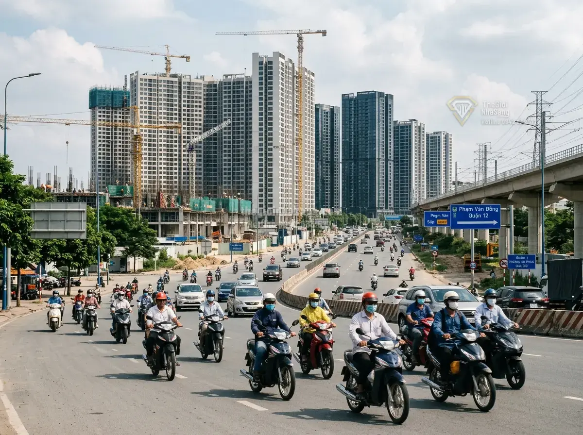 Tây Bắc TP.HCM: Bình Minh Mới Của Chu Kỳ Tăng Trưởng Bất Động Sản Cao Cấp