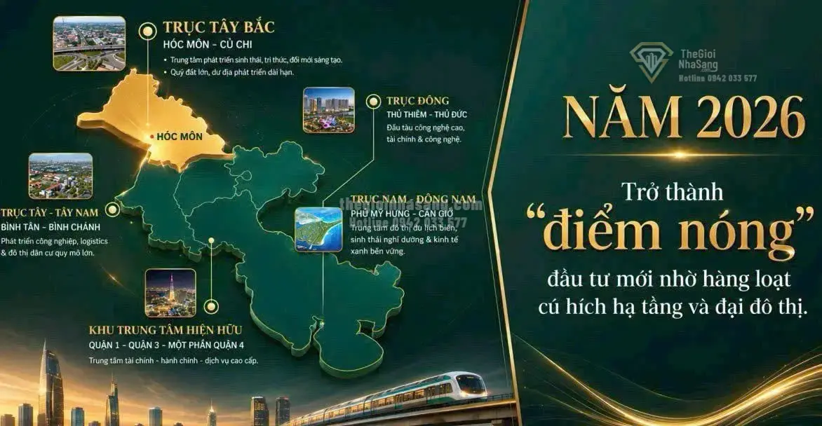 Tây Bắc TP.HCM: Chu kỳ phát triển mới của thị trường bất động sản giai đoạn 2026-2030