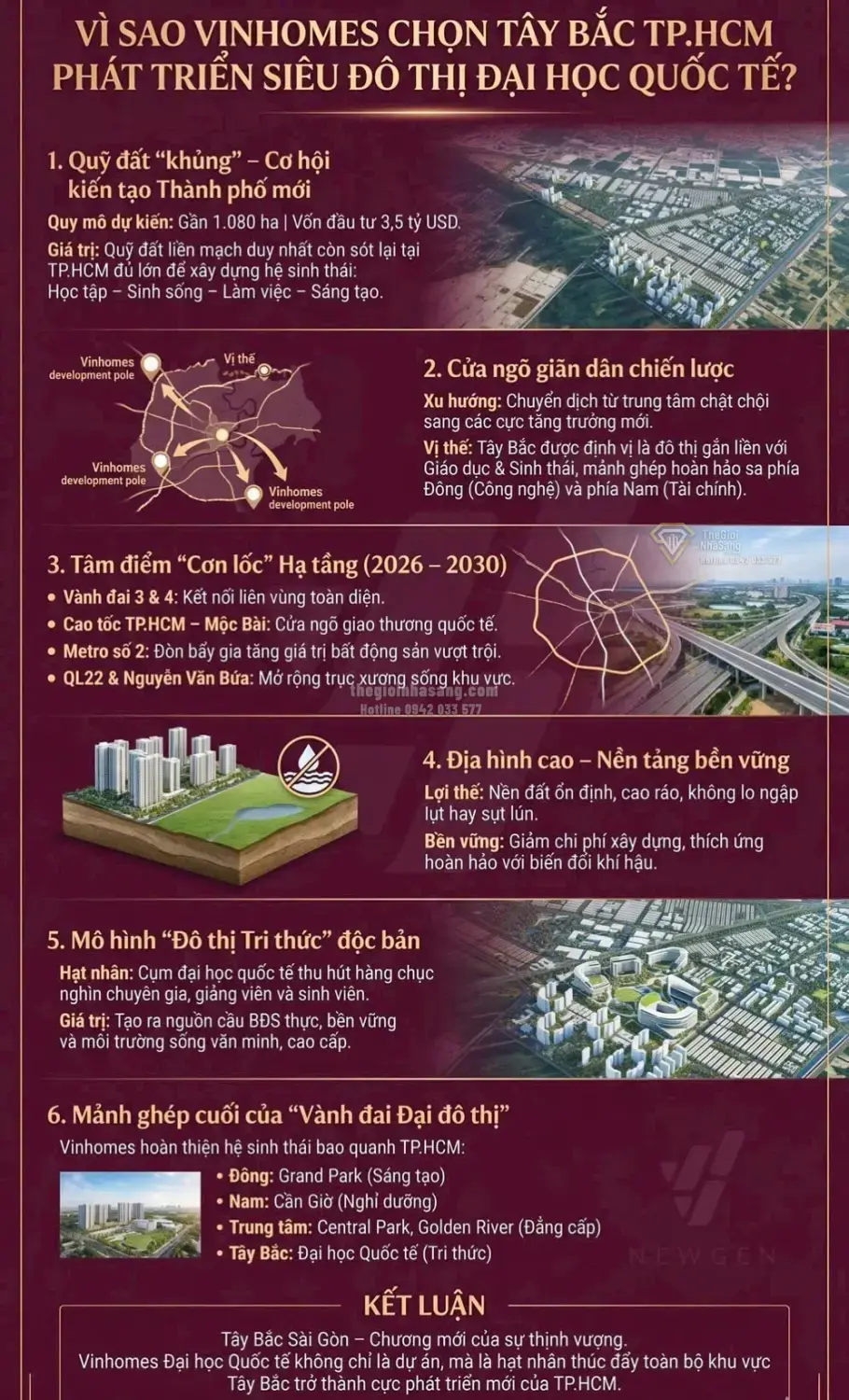 Tây Bắc TP.HCM: Đô Thị Tri Thức Siêu Đẳng – Cực Tăng Trưởng Mới Của Thị Trường Bất Động Sản Cao Cấp