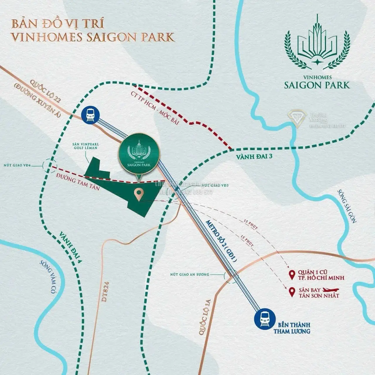 Tây Bắc TP.HCM: Đòn bẩy hạ tầng quốc gia thúc đẩy siêu đô thị Vinhomes Saigon Park bứt phá giá trị