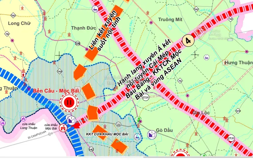 Tây Ninh Đẩy Mạnh Phát Triển Hành Lang Công Nghiệp – Đô Thị Mộc Bài – Bình Dương: Cơ Hội Vàng Cho Thị Trường Bất Động Sản