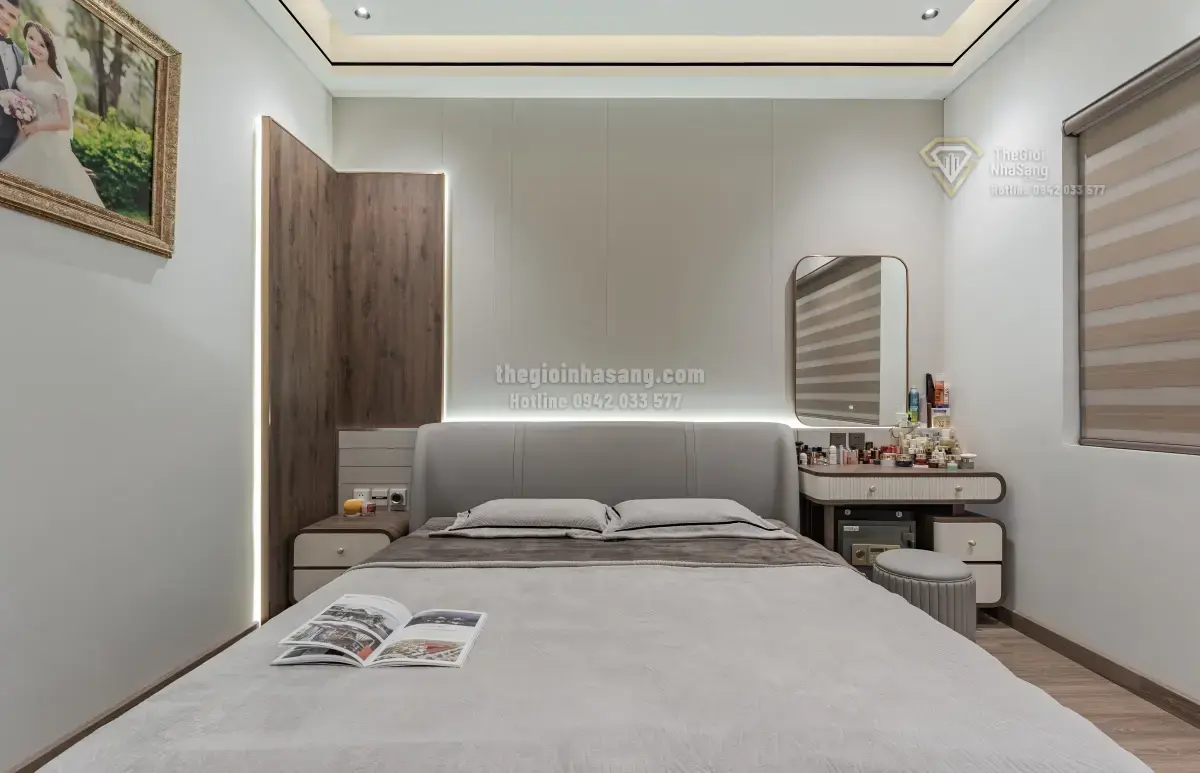 Thiết Kế Nhà Phố 3 Tầng Hiện Đại Tại Hà Nội: Cân Bằng Giữa Riêng Tư Và Ánh Sáng Tự Nhiên