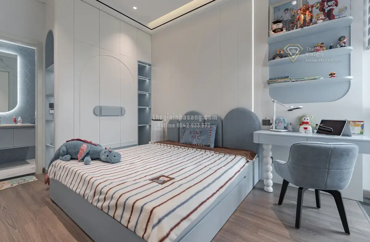 Thiết Kế Nhà Phố 3 Tầng Hiện Đại Tại Hà Nội: Cân Bằng Giữa Riêng Tư Và Ánh Sáng Tự Nhiên