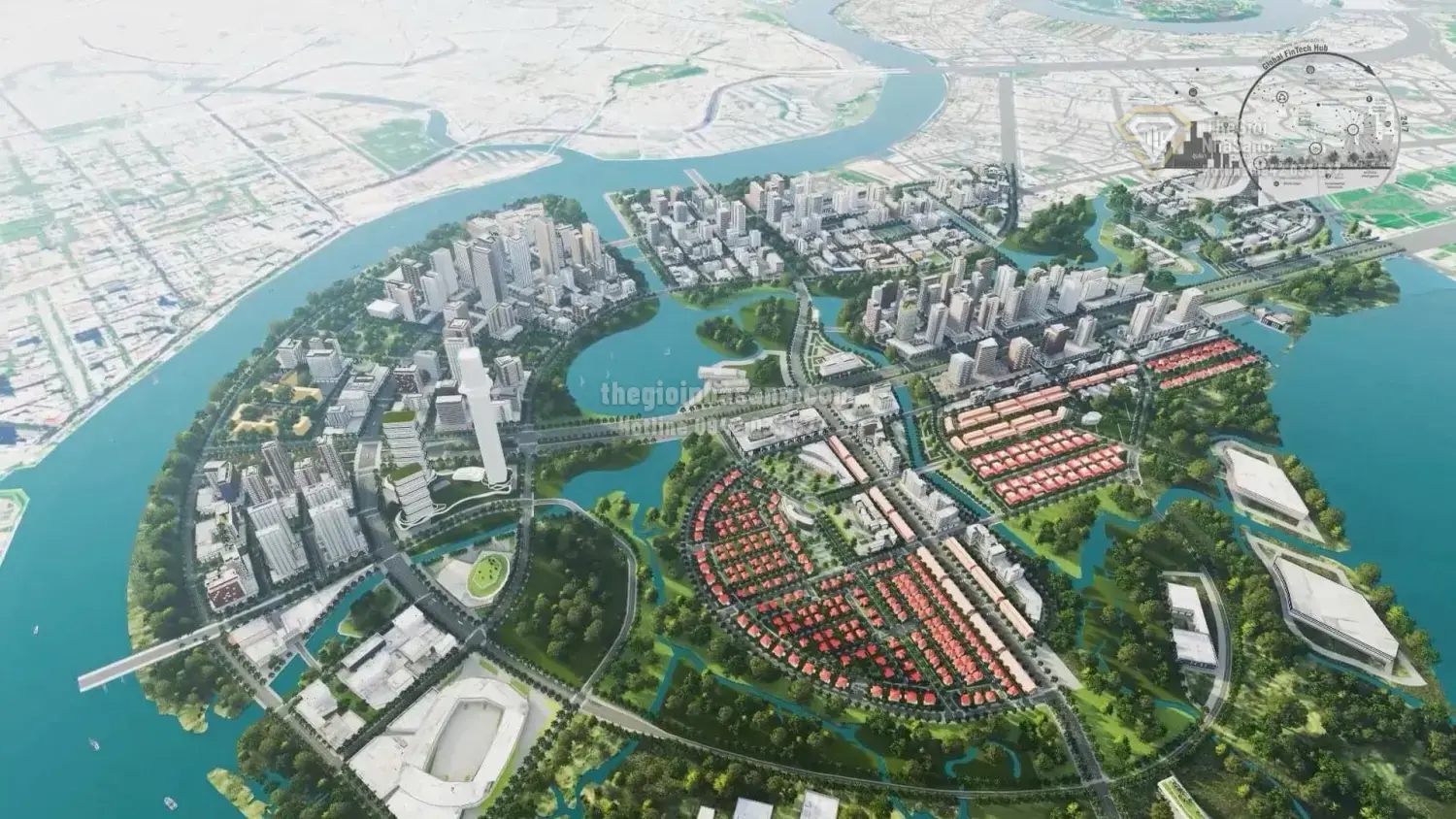 Thủ Thiêm – Trung tâm đô thị tài chính mới của TP.HCM với tầm nhìn phát triển đến năm 2060