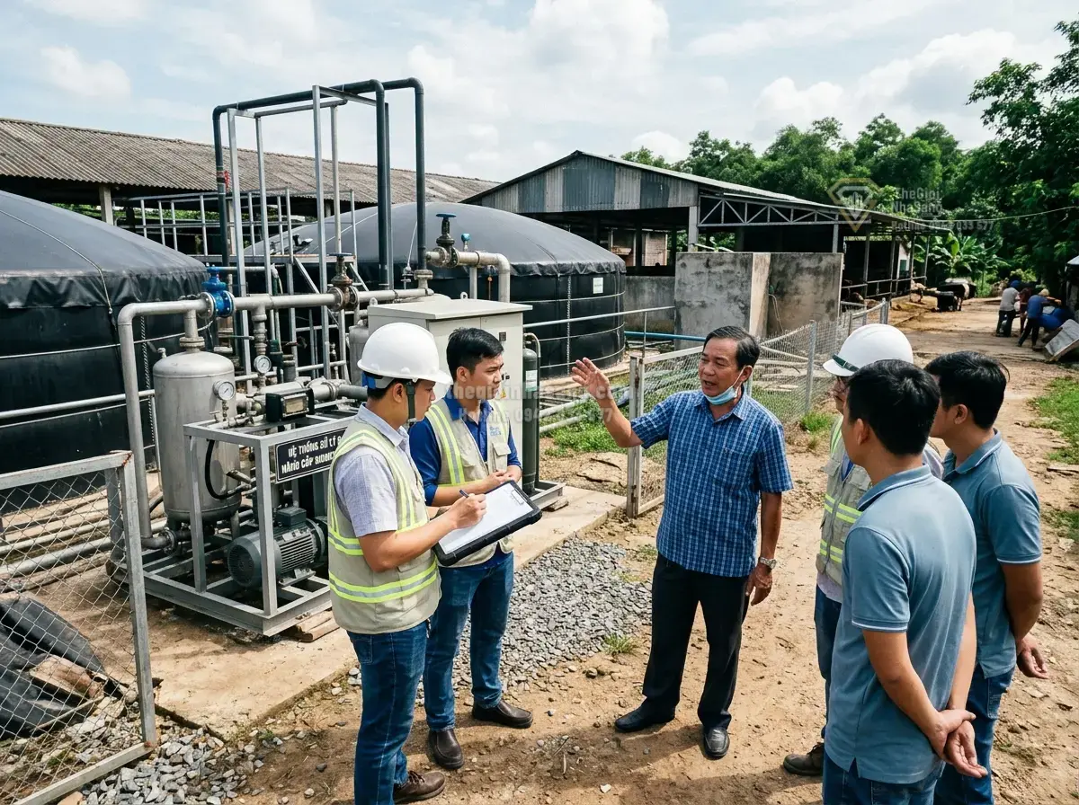 Thủ tục môi trường đối với dự án thu gom và nâng cấp khí biogas: Cơ hội và thách thức cho thị trường bất động sản công nghiệp xanh tại Việt Nam