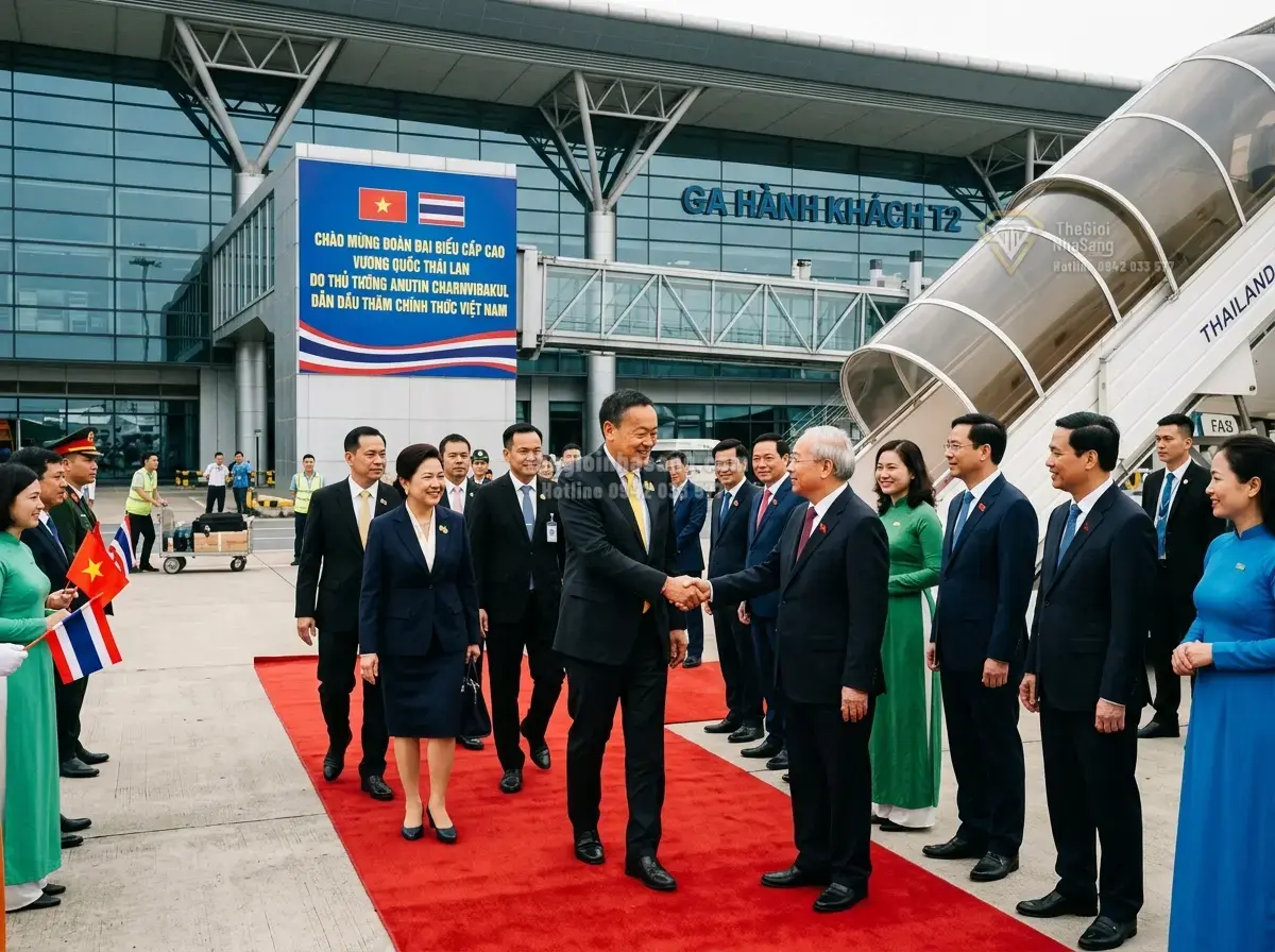 Thủ tướng Thái Lan Anutin Charnvirakul thăm chính thức Việt Nam: Cơ hội mới cho thị trường bất động sản và hợp tác kinh tế bền vững