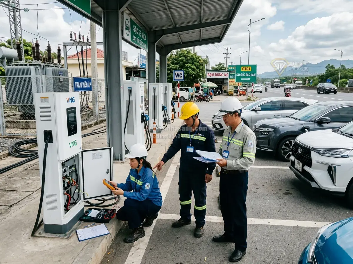Thúc đẩy hệ thống trạm sạc điện tại các trạm dừng nghỉ cao tốc Bắc - Nam: Cơ hội và thách thức cho thị trường bất động sản hạ tầng