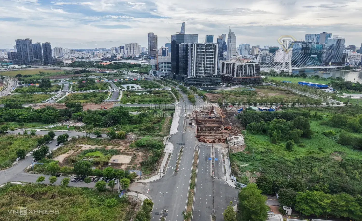 Thúc đẩy phát triển Thủ Thiêm: 4 tuyến đường huyết mạch sắp hoàn thành tạo cú hích cho bất động sản cao cấp