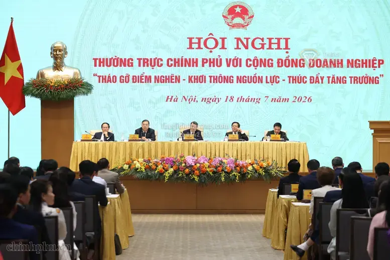 Thúc đẩy tăng trưởng kinh tế và bất động sản qua hội nghị Thường trực Chính phủ với cộng đồng doanh nghiệp năm 2026