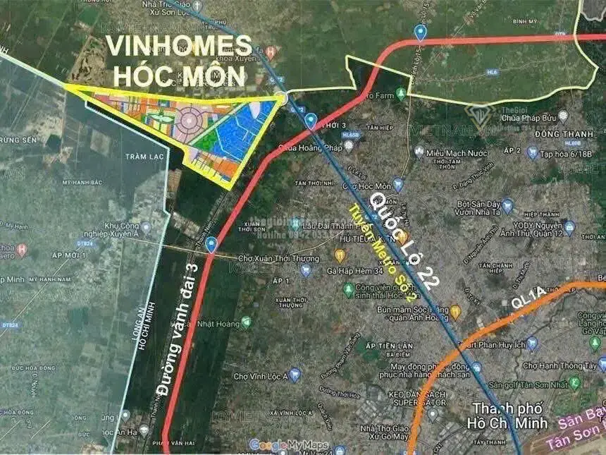 Tiềm Năng Hạ Tầng và Vị Trí Vinhomes Tây Bắc (Hóc Môn) – Cơ Hội Đầu Tư Bất Động Sản Cao Cấp Tại TP.HCM
