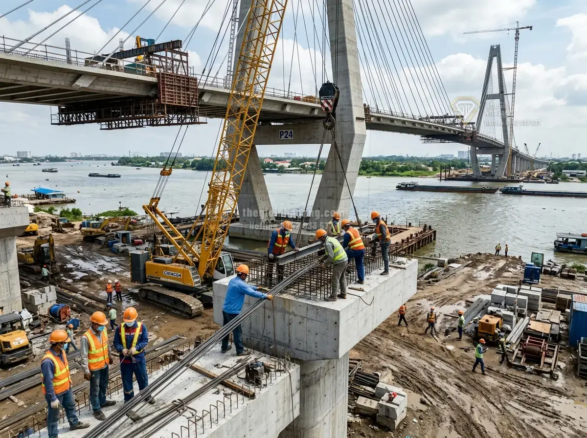 Tiến Độ Cầu Phước Khánh và Tác Động Đến Thị Trường Bất Động Sản Vùng Tây Nam Bộ