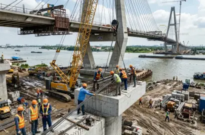 Tiến Độ Cầu Phước Khánh và Tác Động Đến Thị Trường Bất Động Sản Vùng Tây Nam Bộ